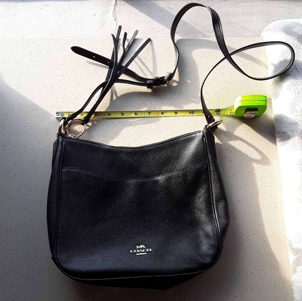 Coach Black Leather Shoulder Bag
